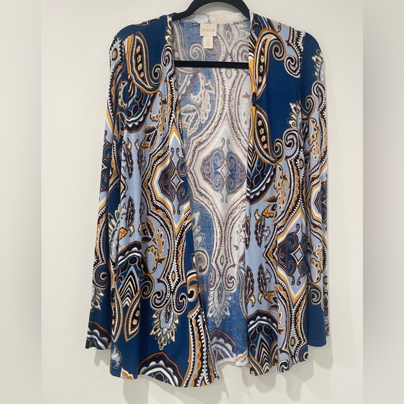 EUC Chico’s beautiful baroque cardigan - Picture 2 of 5